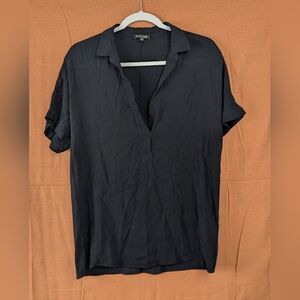 Massimo Dutti Polo Collared Short Sleeve Tunic